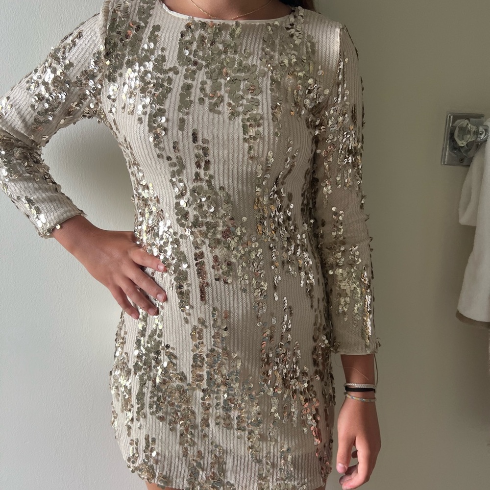 GB girls size 10 sequin dress